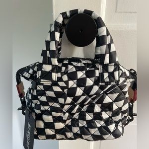NWT MZ Wallace - Micro Sutton Checkerboard - Black & White